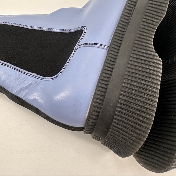GANNI Creepers Chelsea Boots Blue Size 43 US Women’s 13 - Picture 6 of 9